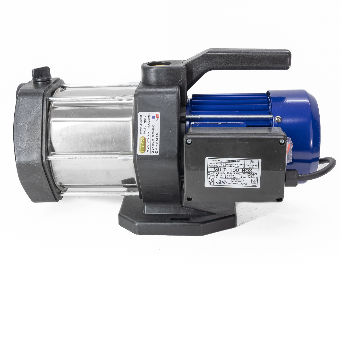 Pompa hydroforowa MULTI 1100 INOX (1,1kW) 230V Omnigena zdjęcie numer 3